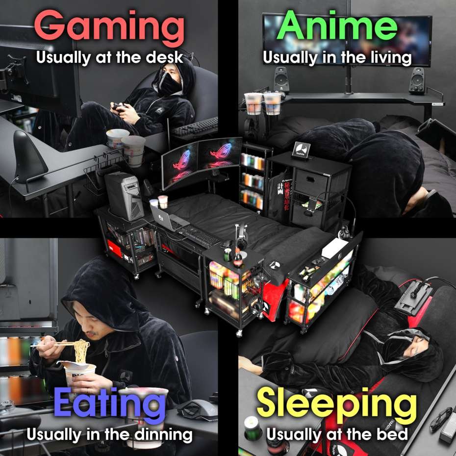 Японская геймерская кровать купить