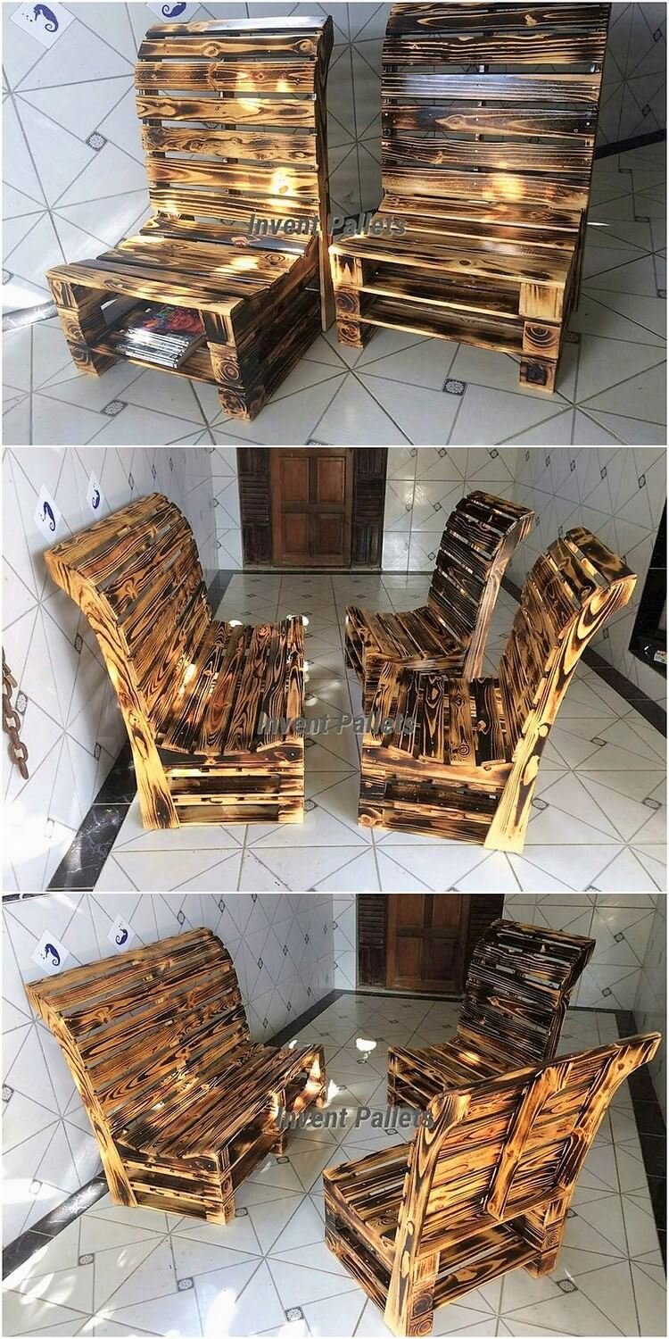 Кресло из паллет