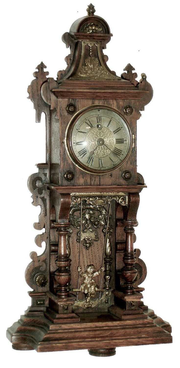 Старинные часы настенные напольные