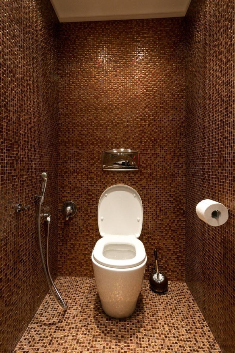 Дизайнерская отделка туалета
