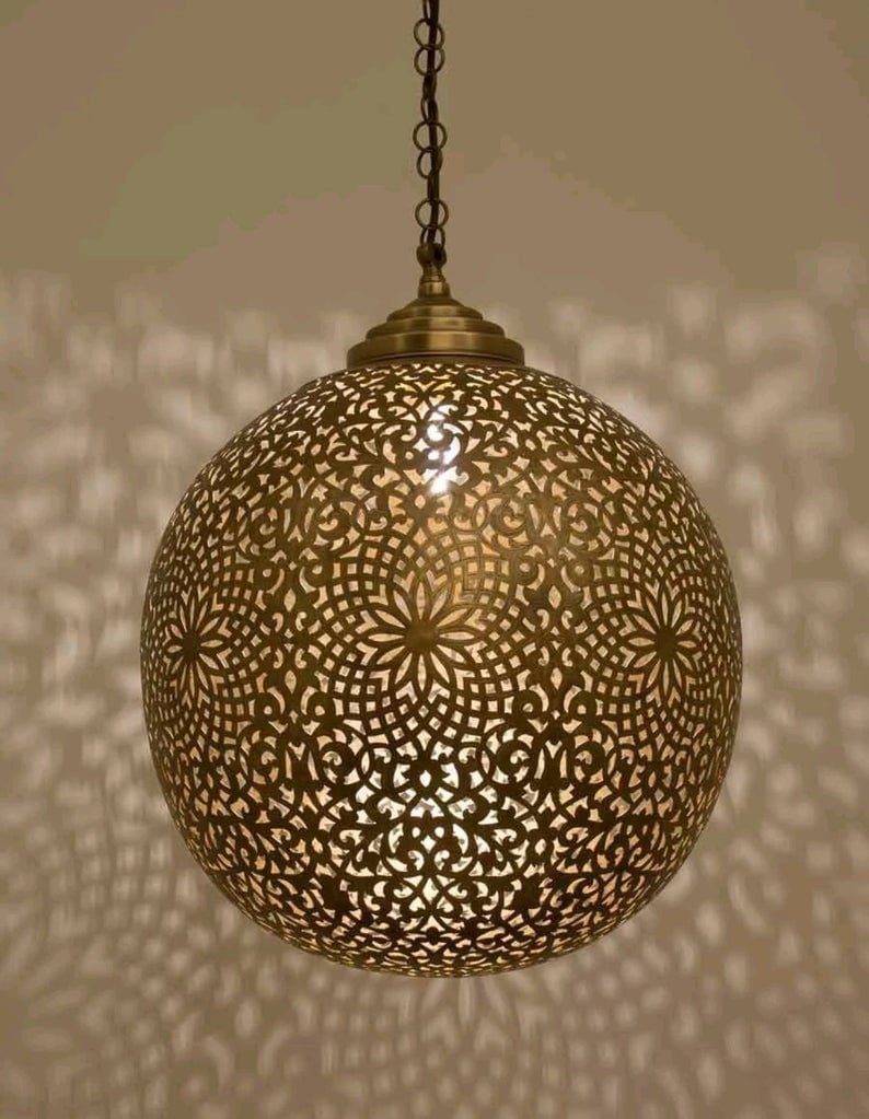 Лампа марокканский медь