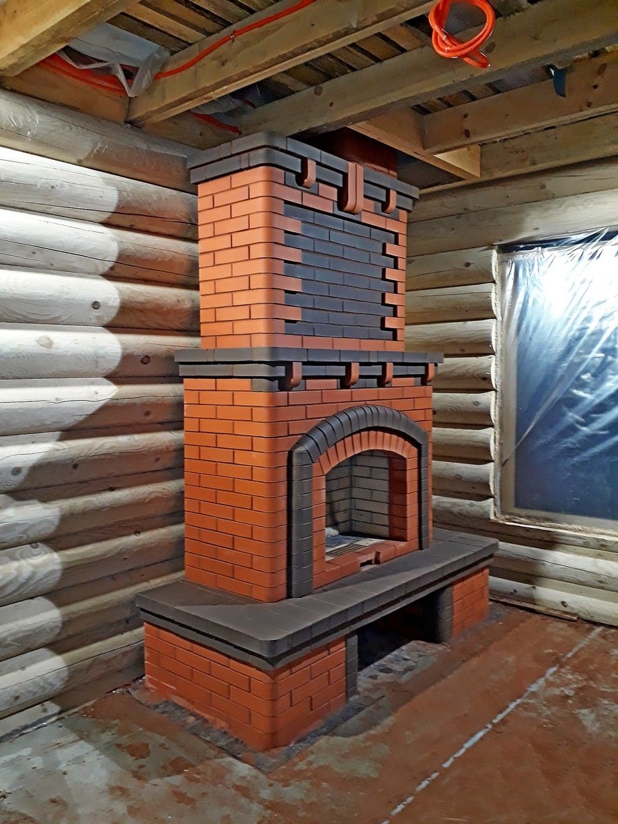 Печь отопительная кирпичная 500х1250