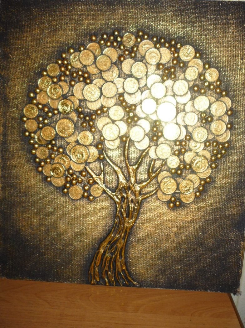 Пейп арт денежное дерево мастер класс