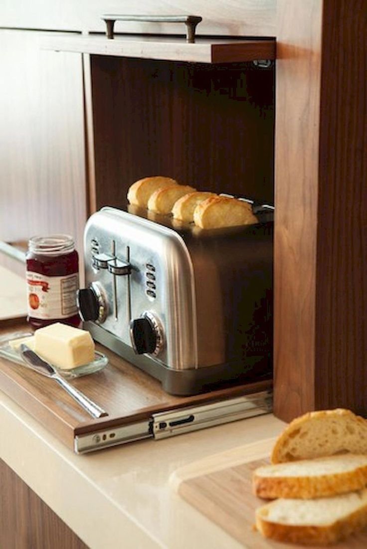 Полка для тостера на кухне