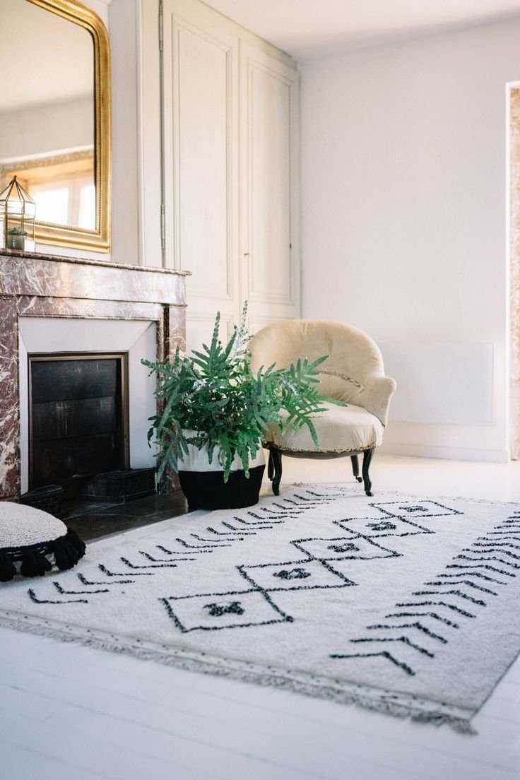 Берберские ковры в интерьере гостиной