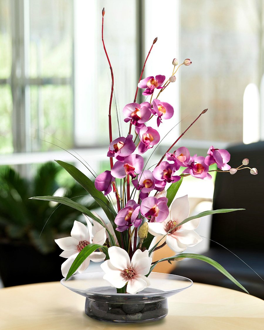 Икебана гиацинт Орхидея