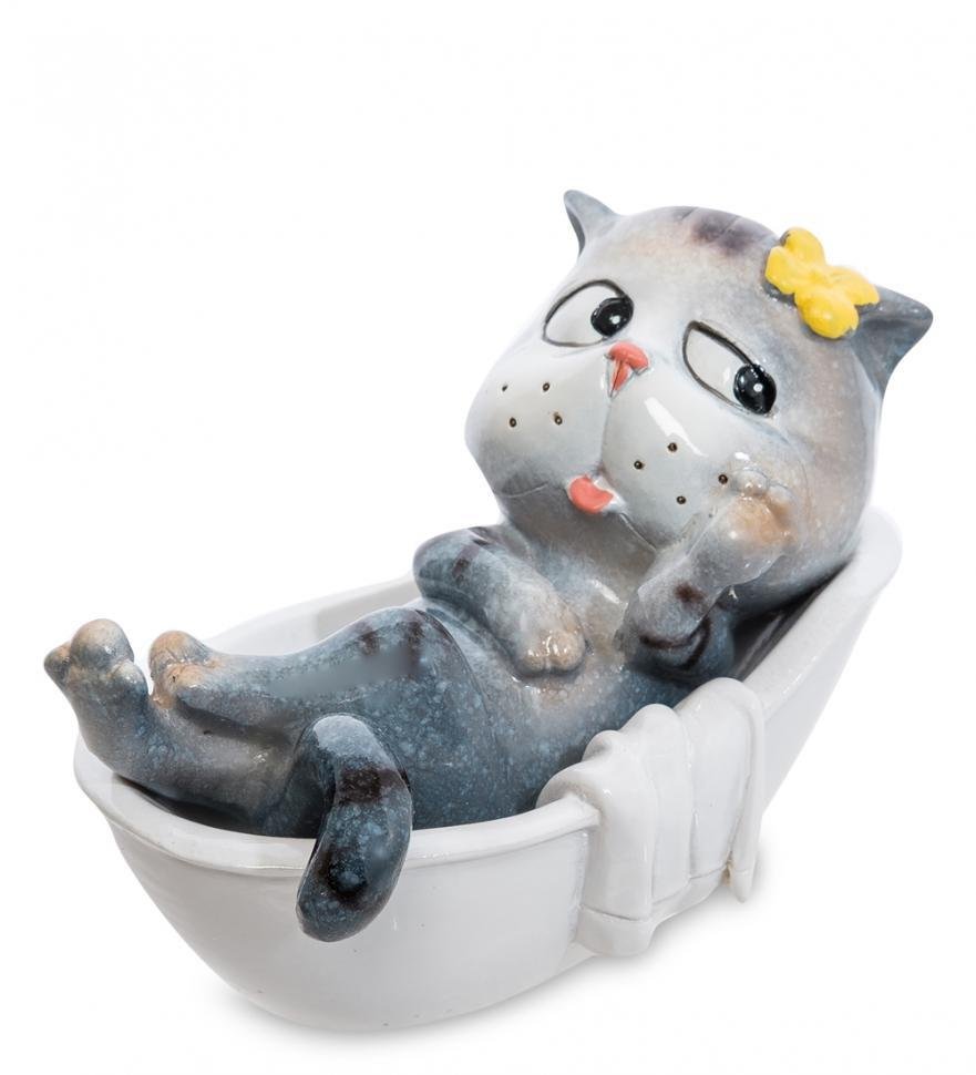 Фигурка кот в ванной