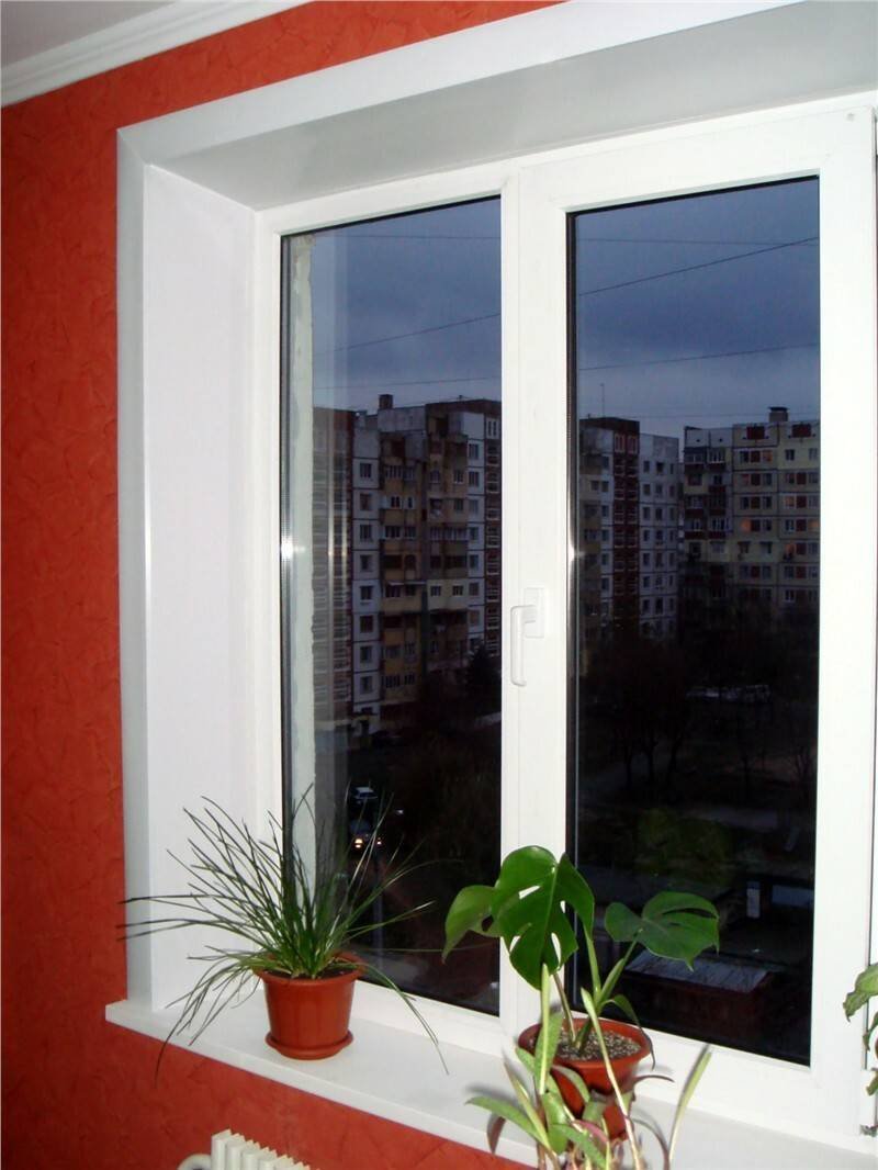 Откосы на балконную дверь