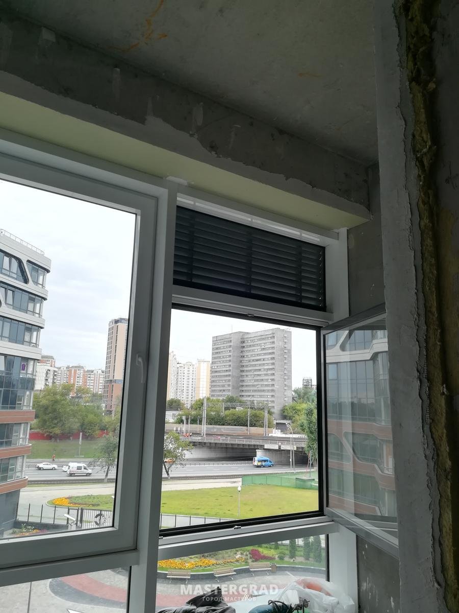 Кондиционер на панорамном балконе