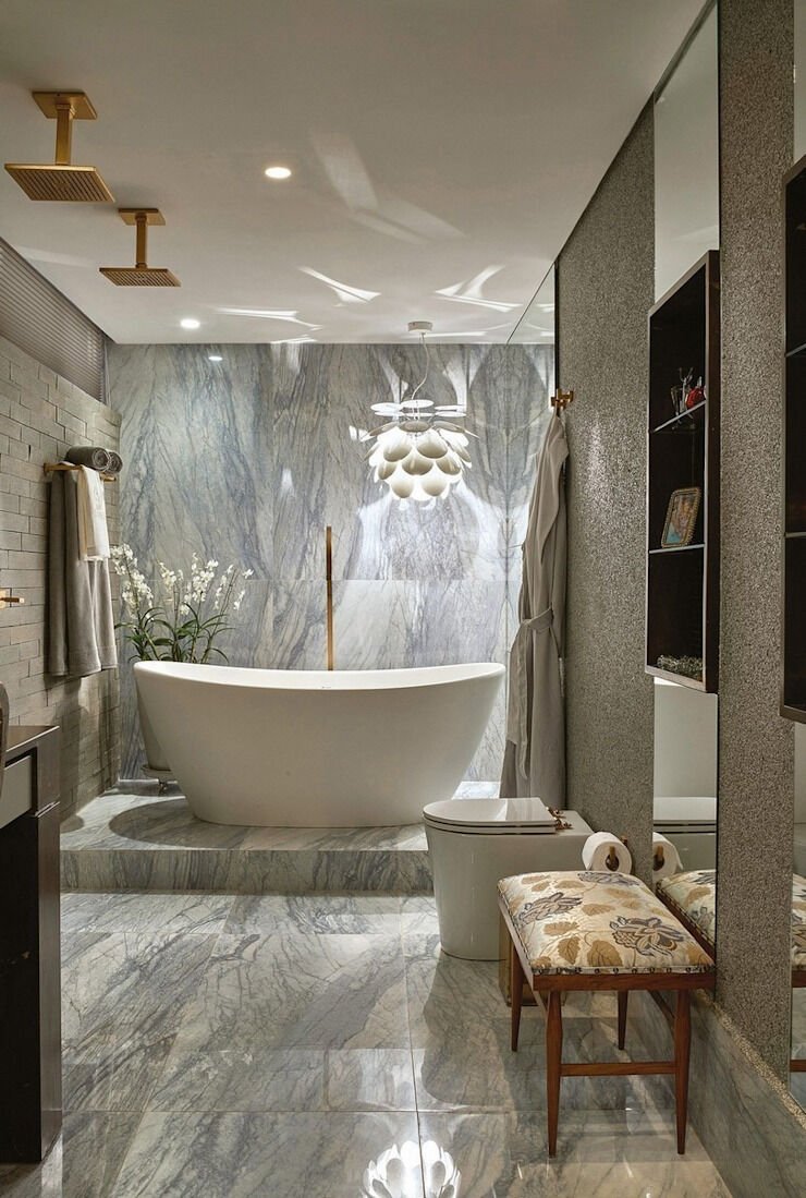 Ванная комната в Мраморном стиле