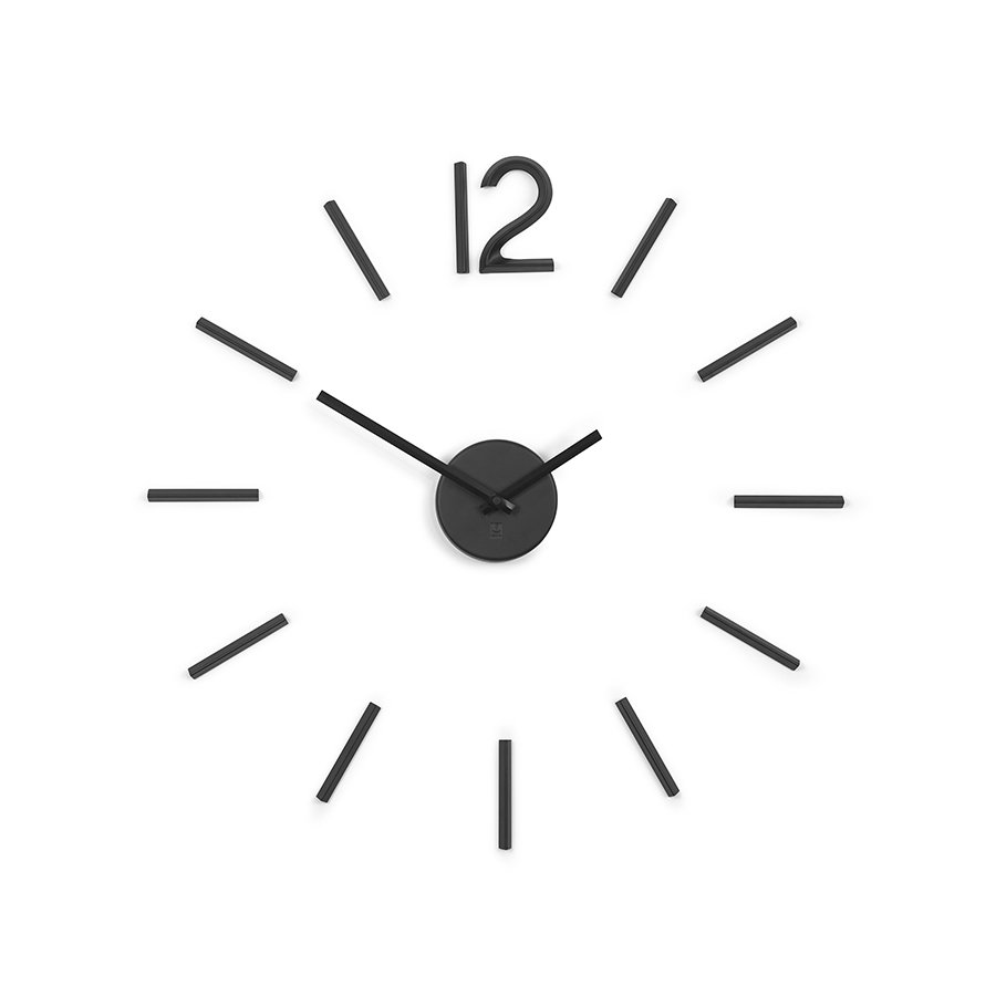 Настенные часы Umbra Blink чёрные