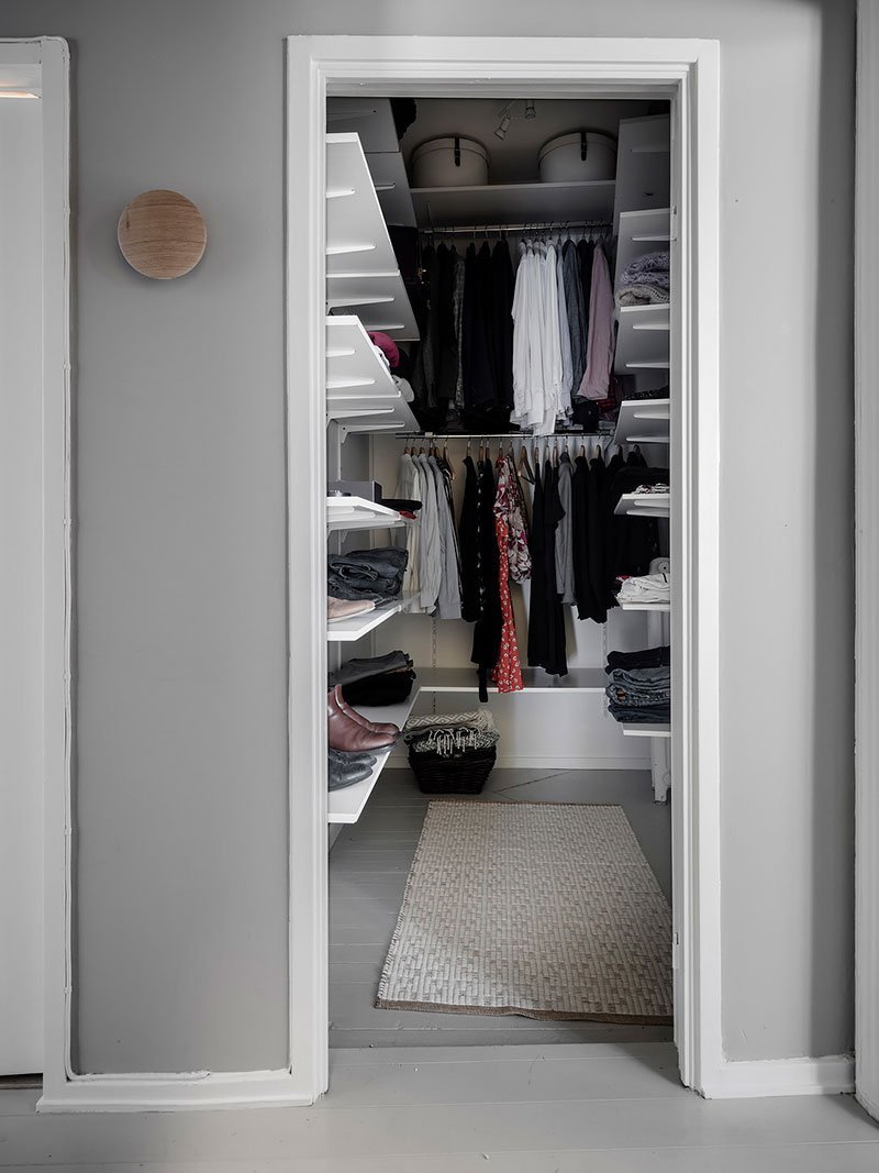 Дизайн гардеробной двери