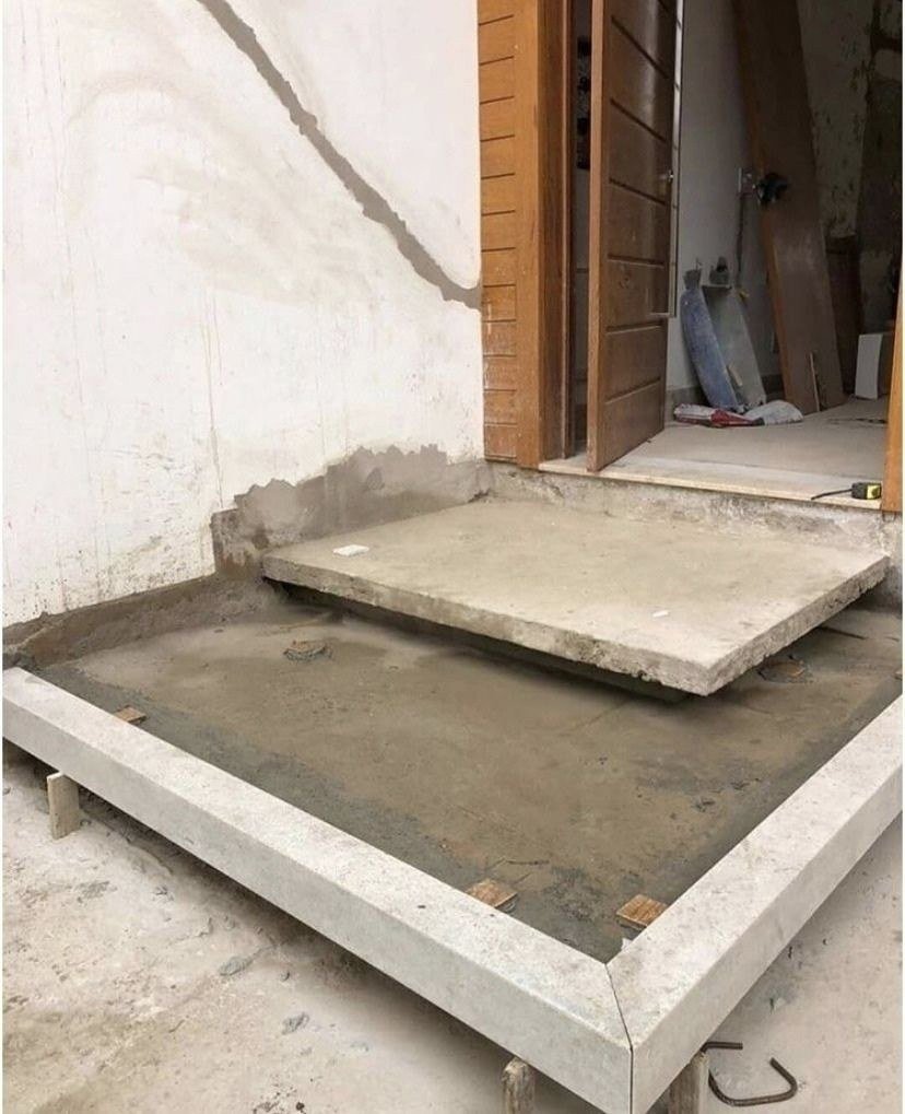 Парящие ступеньки из бетона
