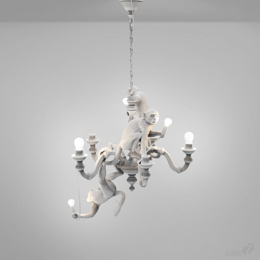 Люстра Monkey Lamps Trio White