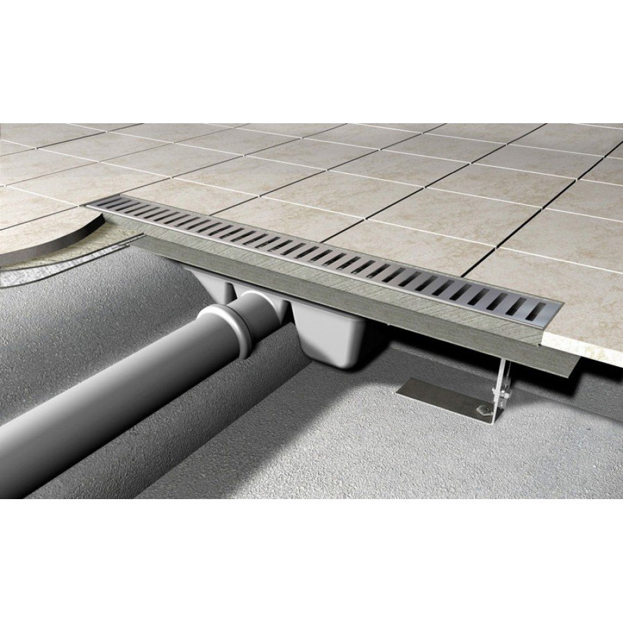 Душевой лоток ALCAPLAST apz101 Low горизонтальный Сток (apz101-550)