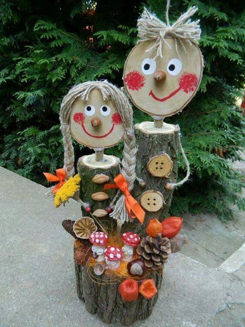 Поделки для сада