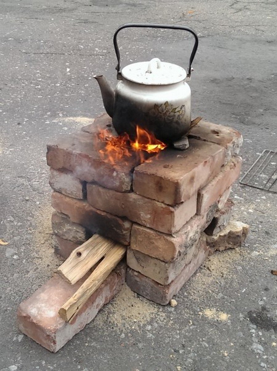 Уличная печь ракета
