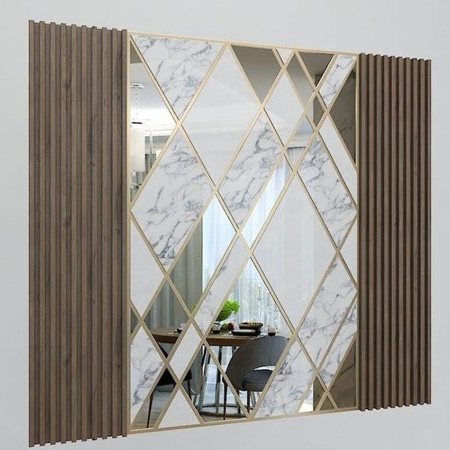 Зеркальные панели на стену