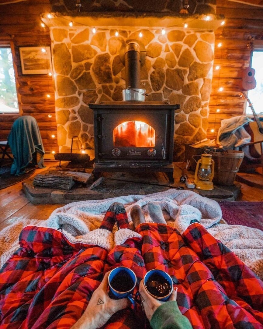 Уютный зимний домик