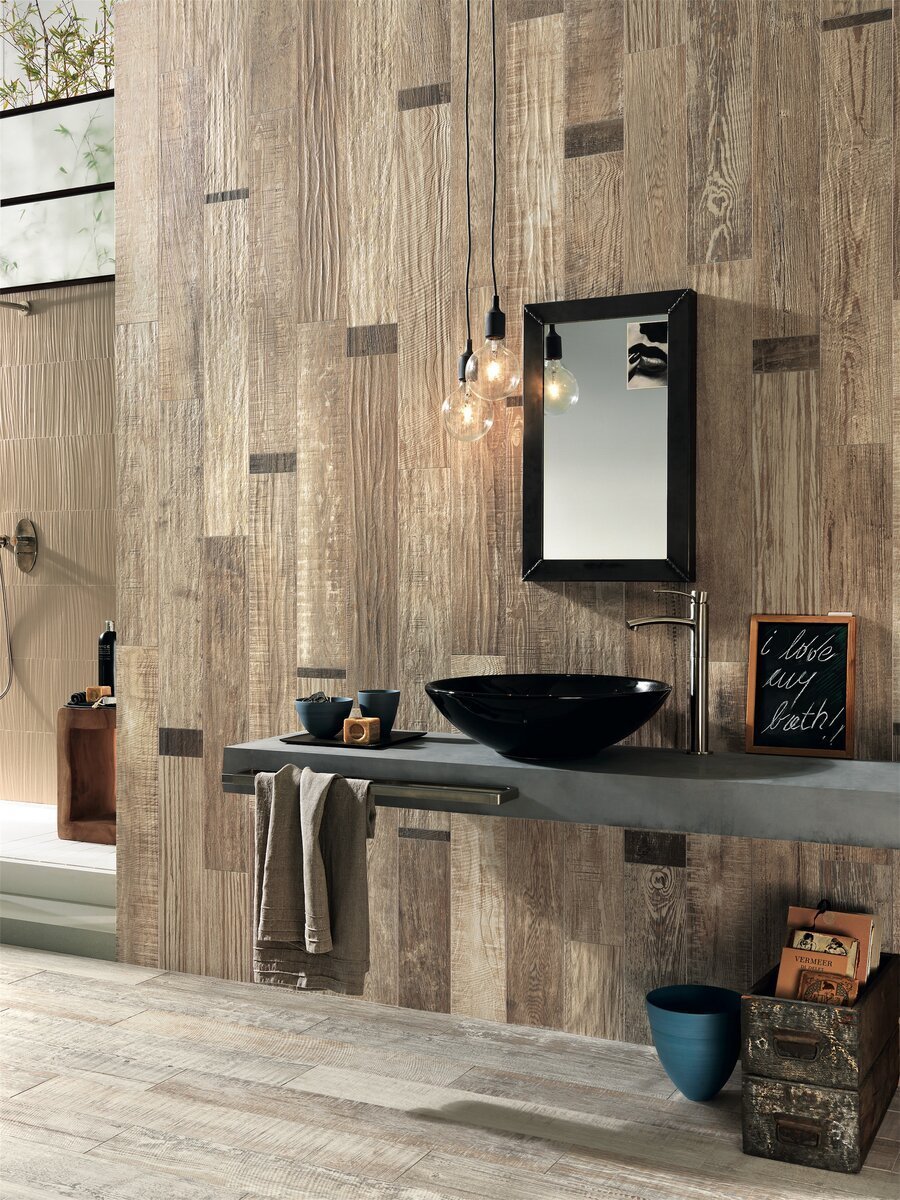Плитка Scrapwood Air sq. 15x90