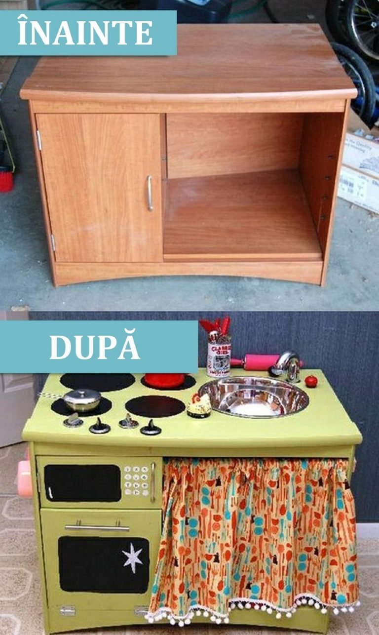 Самодельная кухня для детей