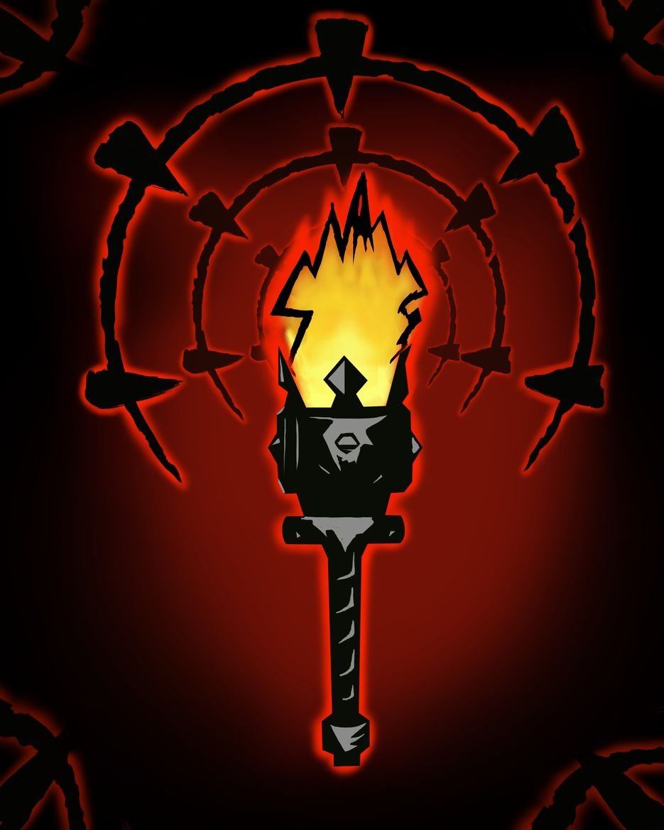 Darkest Dungeon факел арт