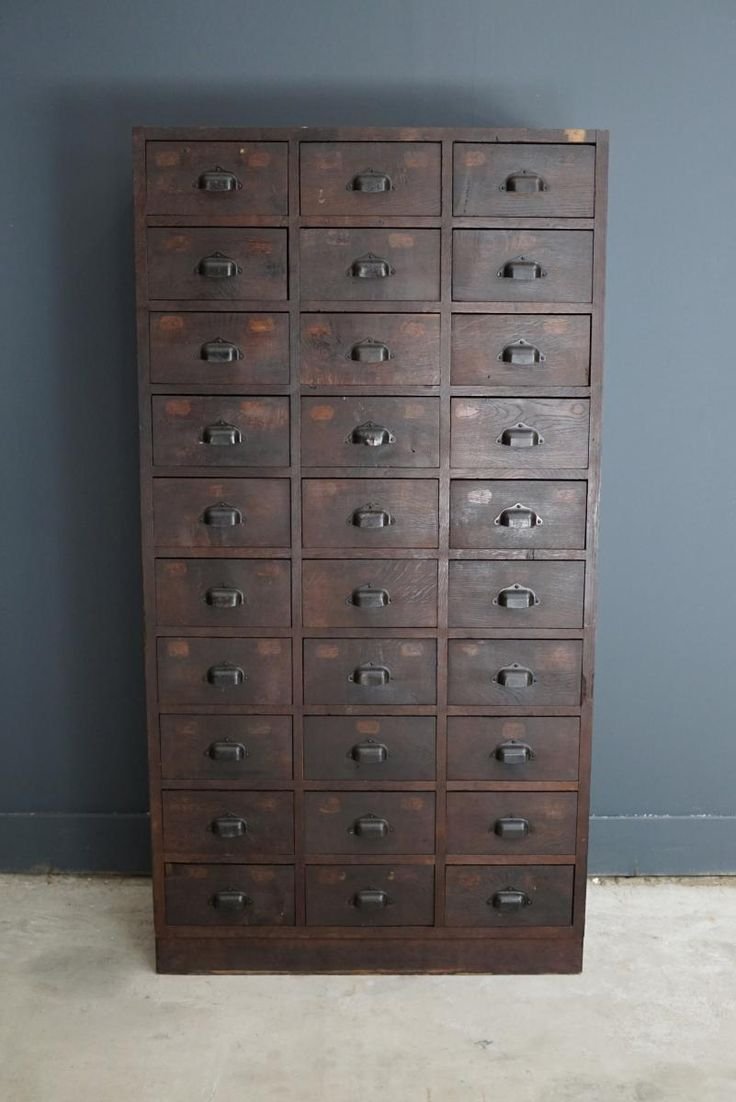Apothecary Drawer Cabinet