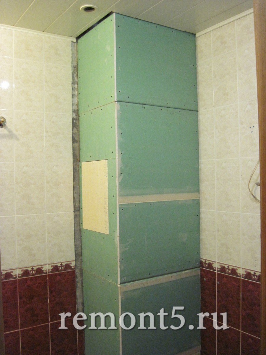 Короб в ванной
