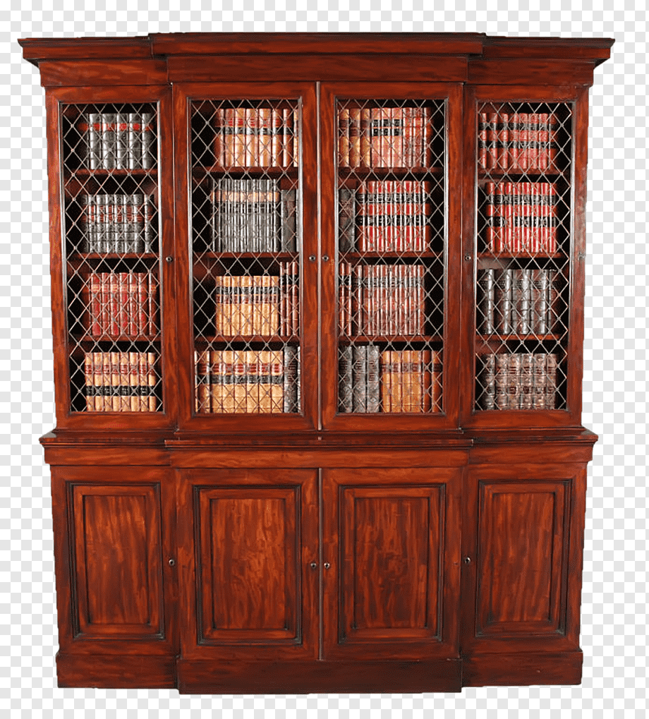 Старый книжный шкаф