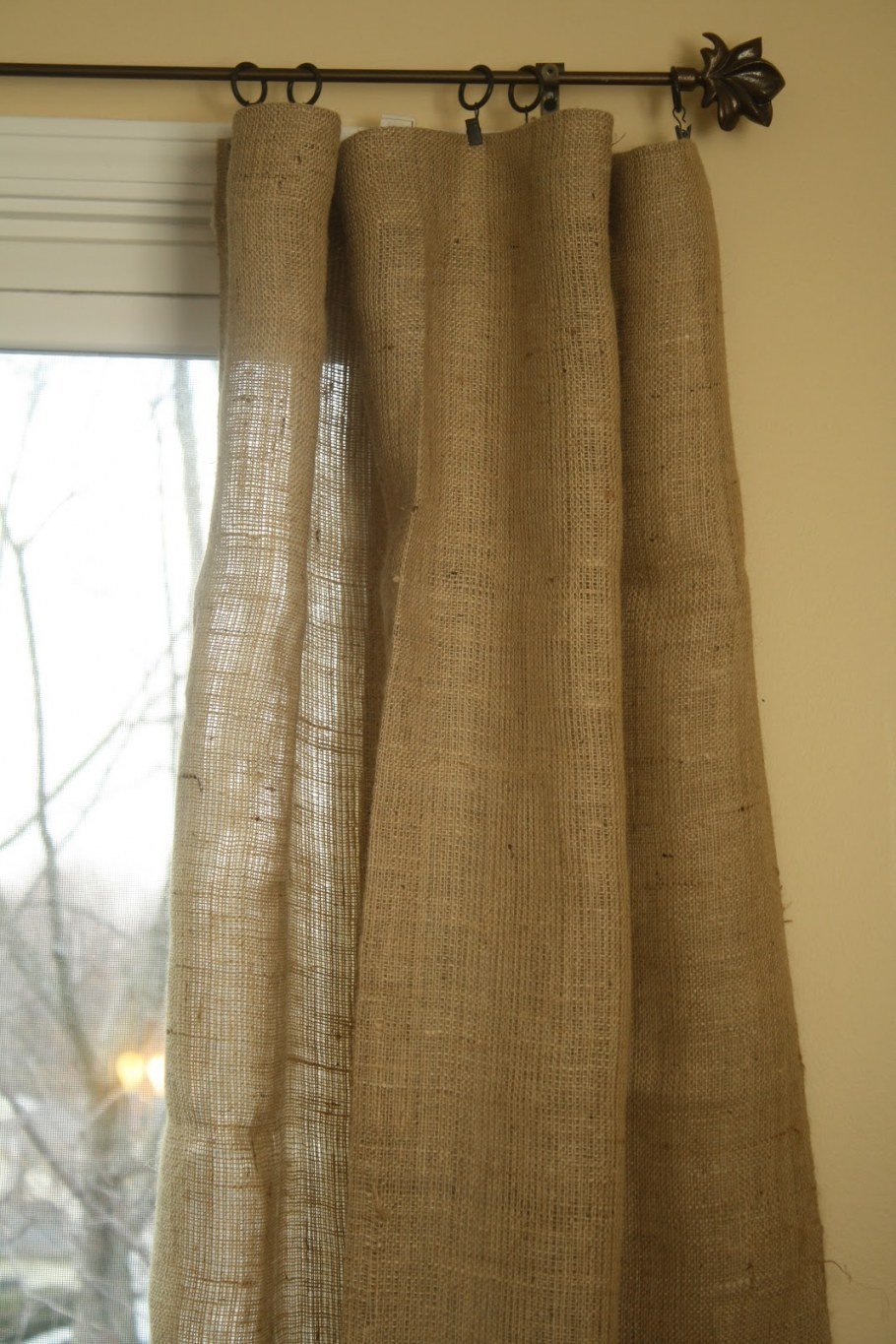 Джутовые шторы