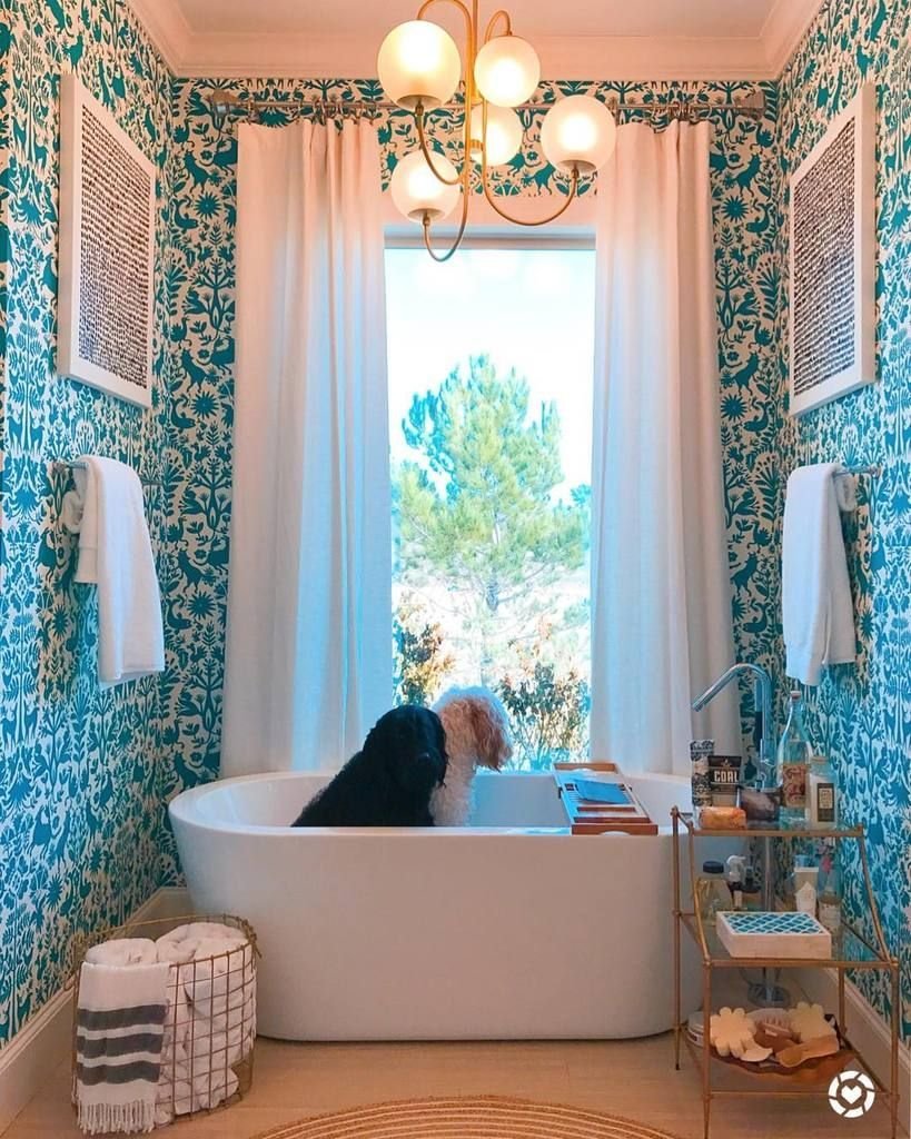 Ванная комната в бирюзовом стиле