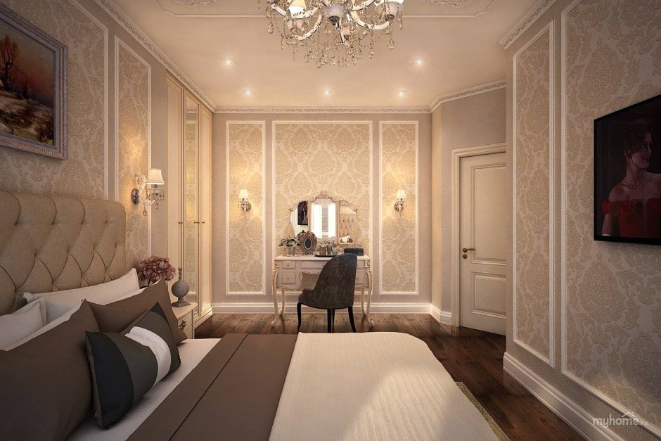 Комната для гостей в классическом стиле