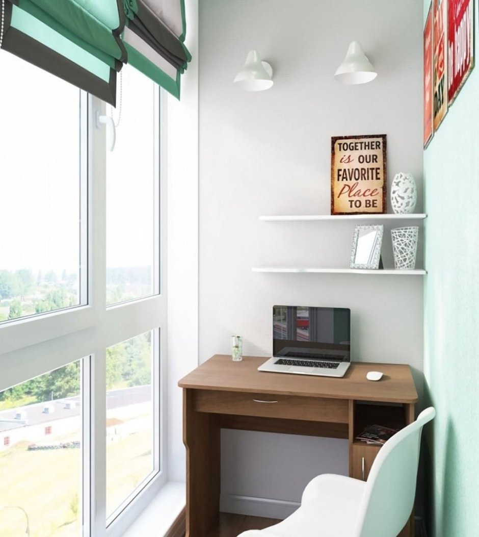 Компьютерный столик на балкон