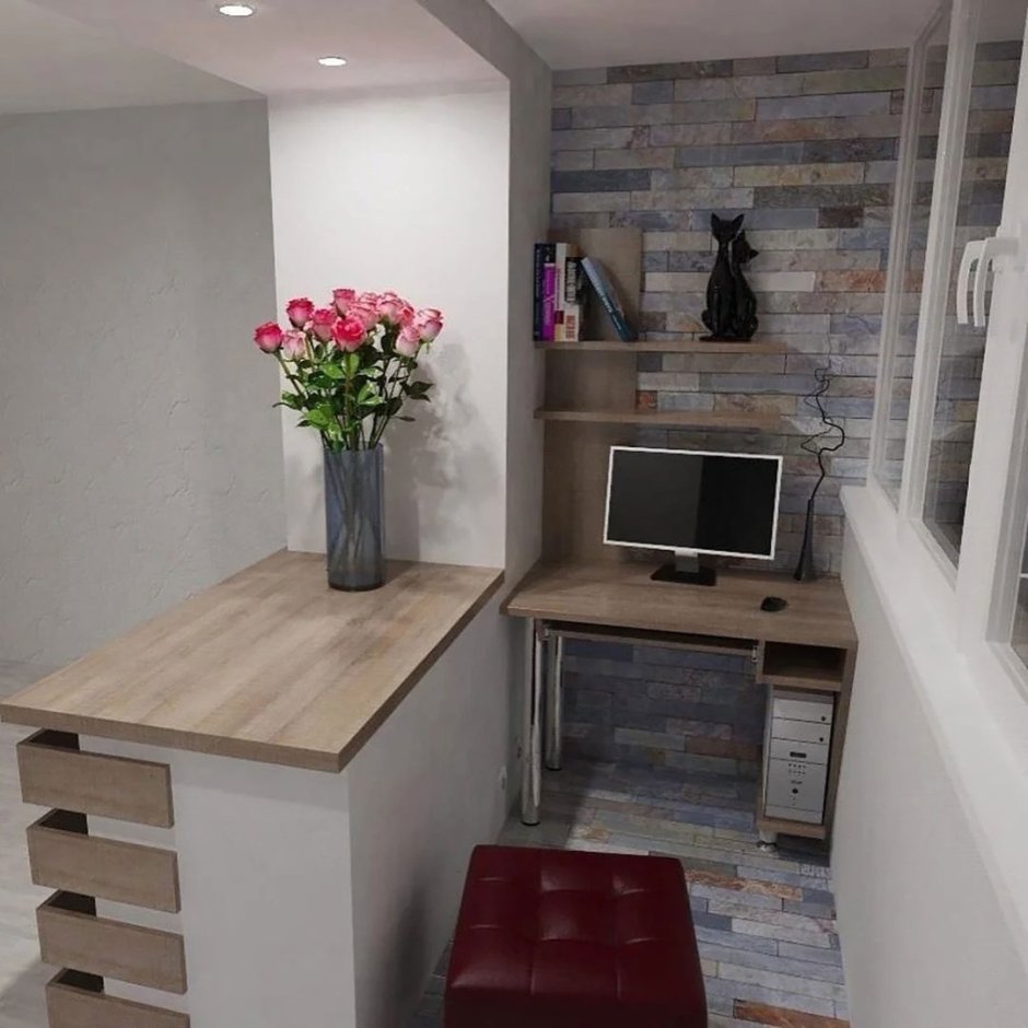 Объединение лоджии с комнатой