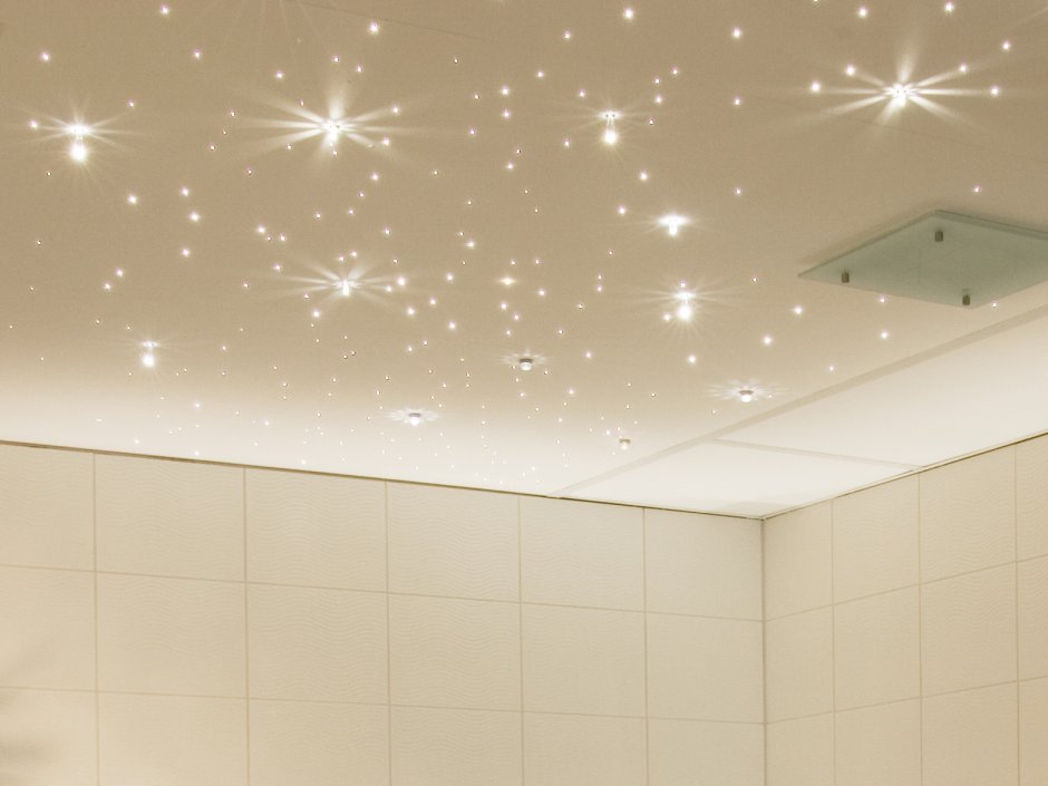Подвесной потолок в ванную комнату
