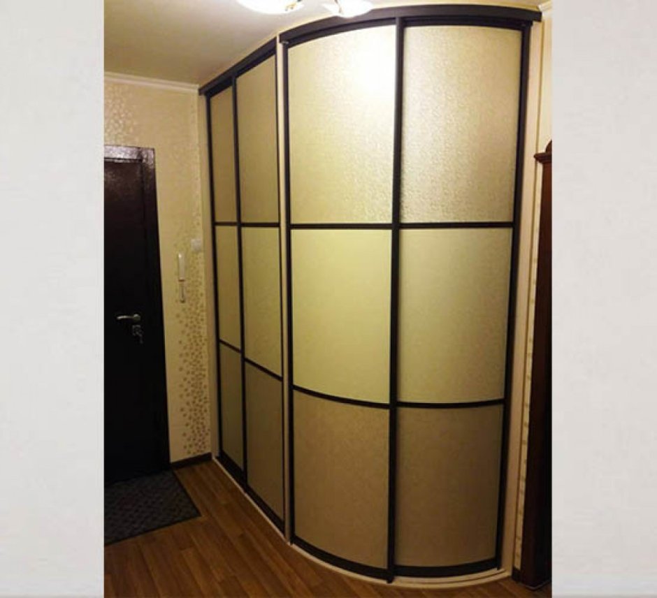 Радиусный шкаф купе 75x60