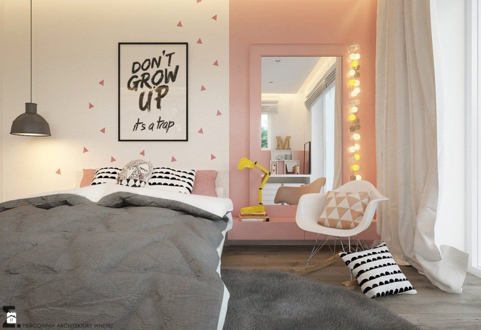 Спальня в стиле e-girl