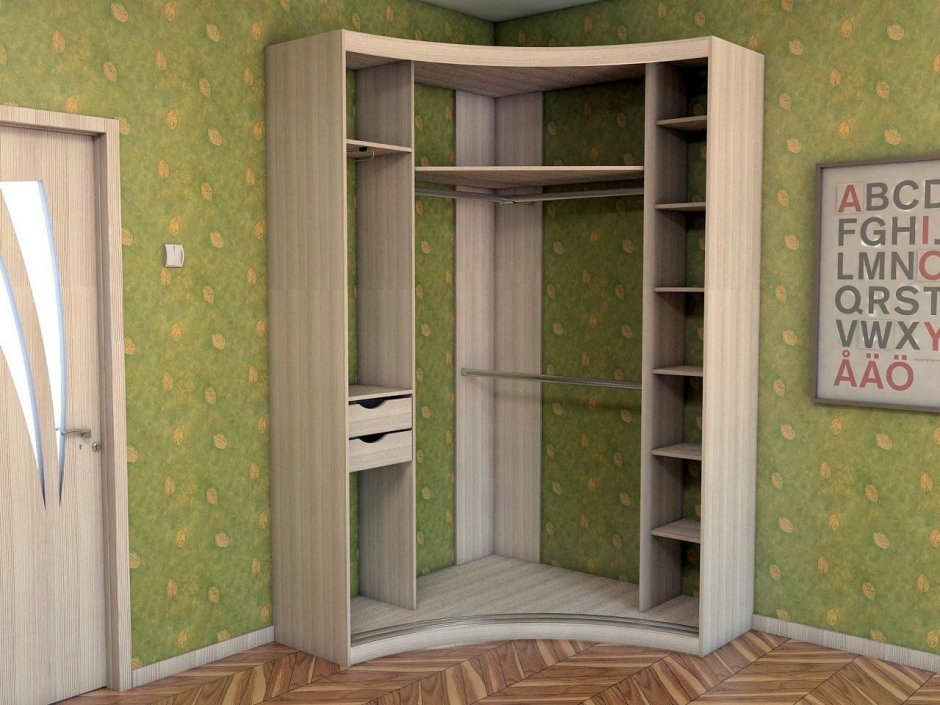 Угловой шкаф в детскую