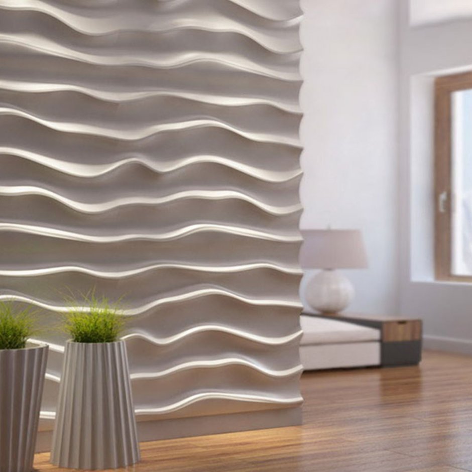 Гипсовая 3d панель Веакр
