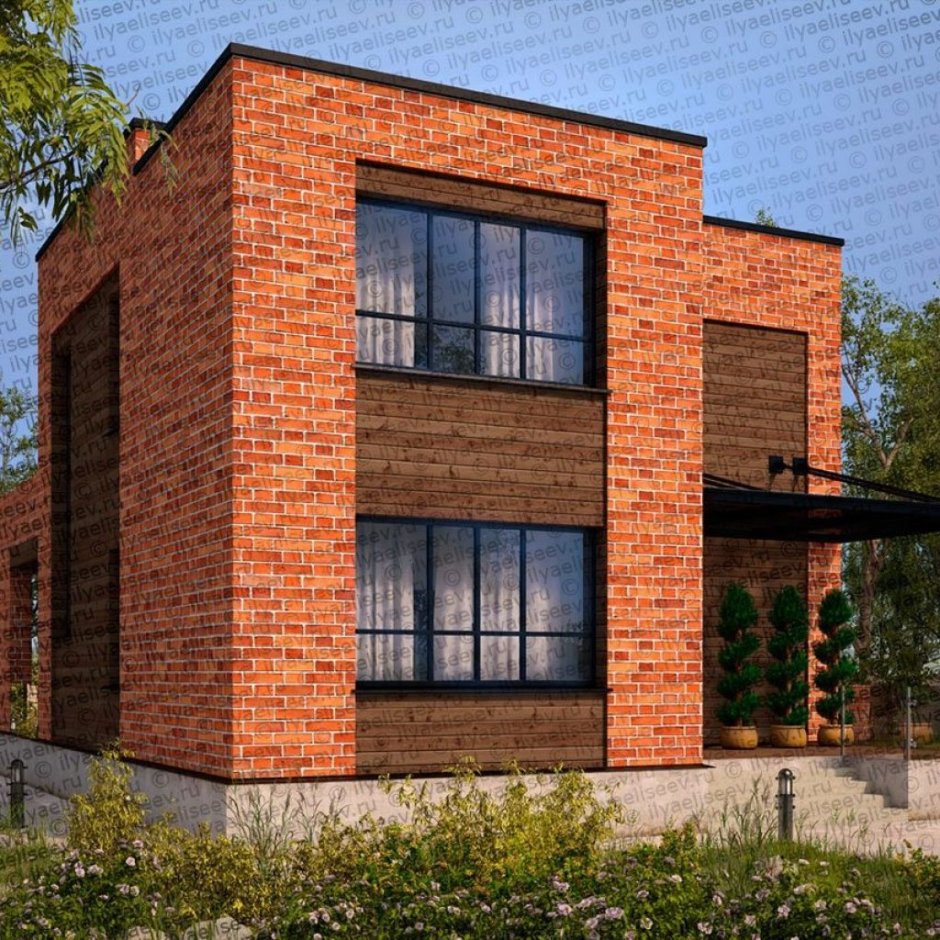 Дом z-63 с плоской крышей