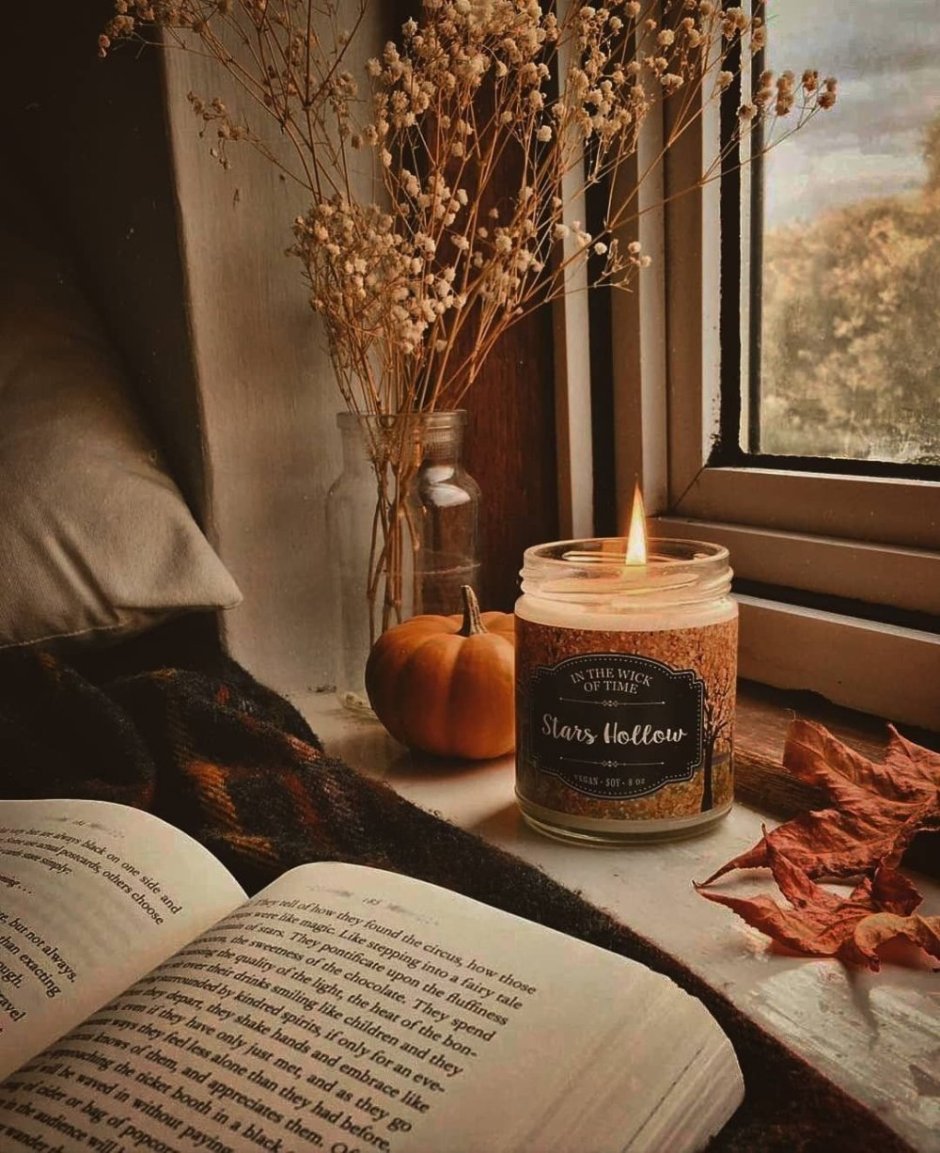 Уютная атмосфера с книгой