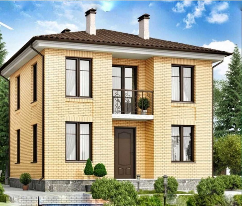 Проекты z500 кирпичные двухэтажные