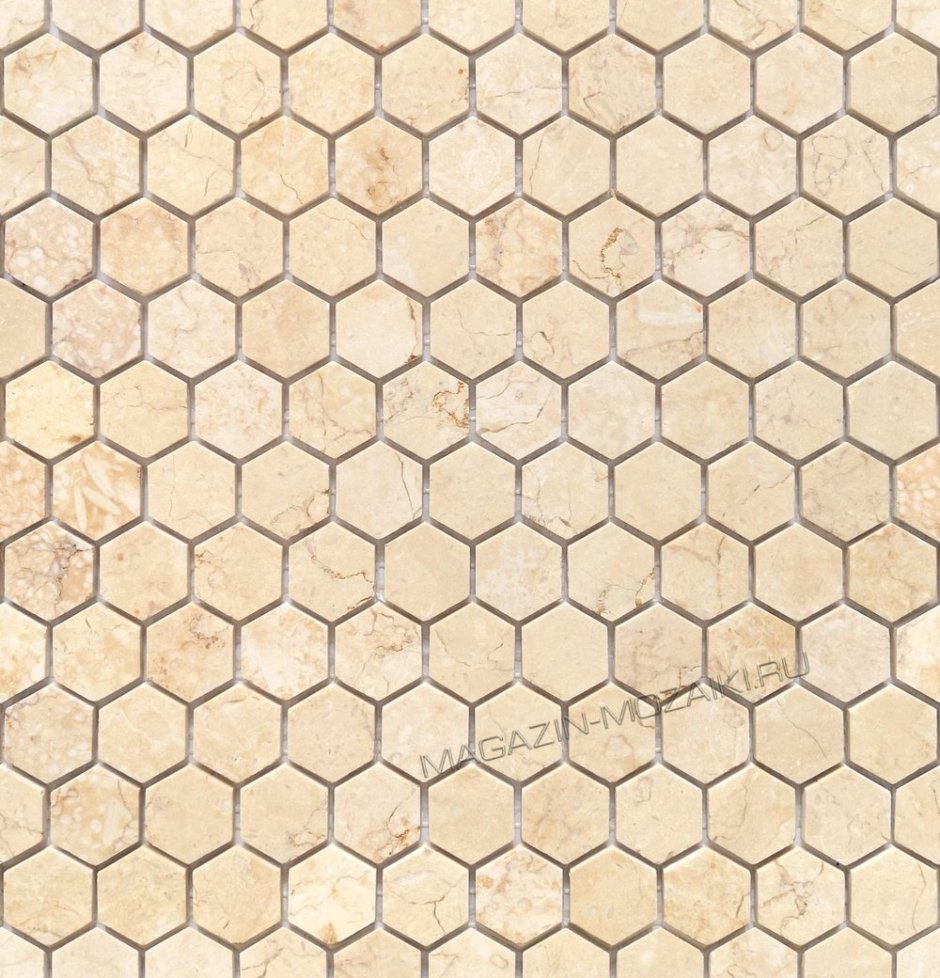 Porcelain Mosaic Hexagon 2x2