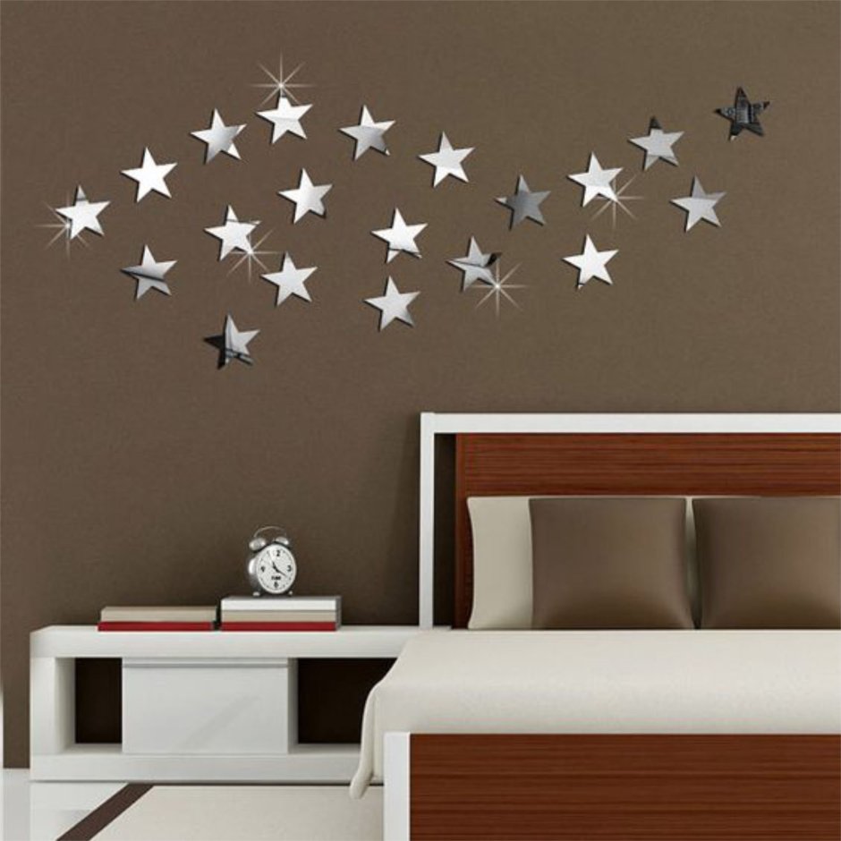 Декор звезды на стену