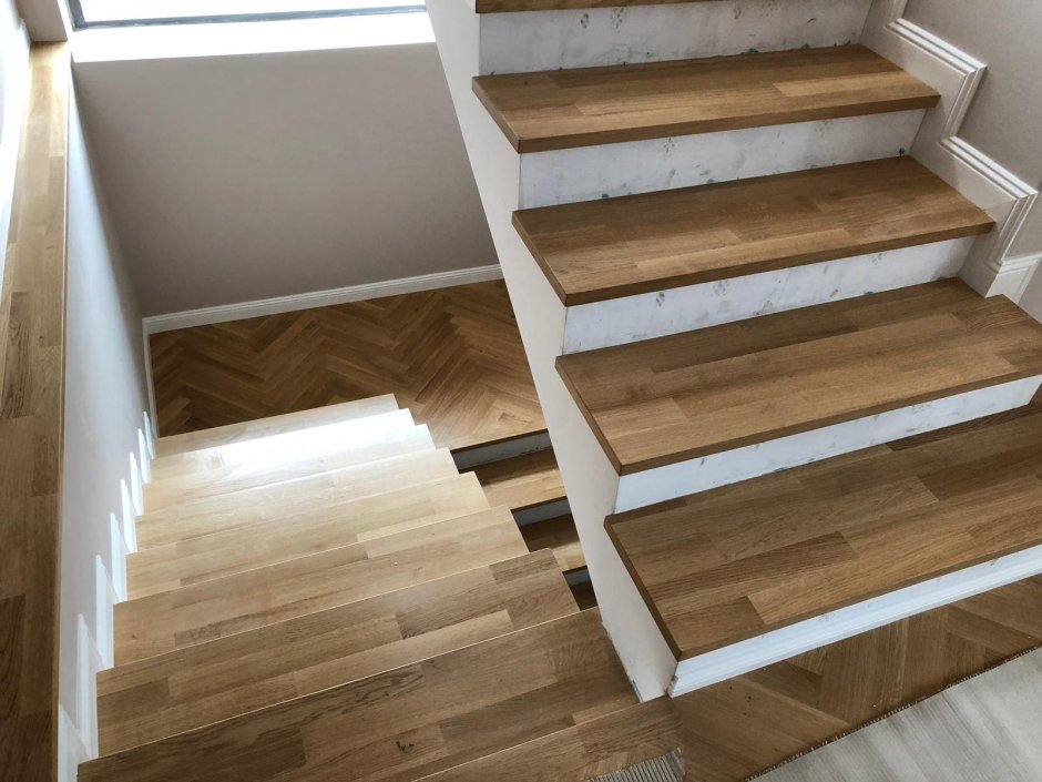 Ступени из ламината Квик степ