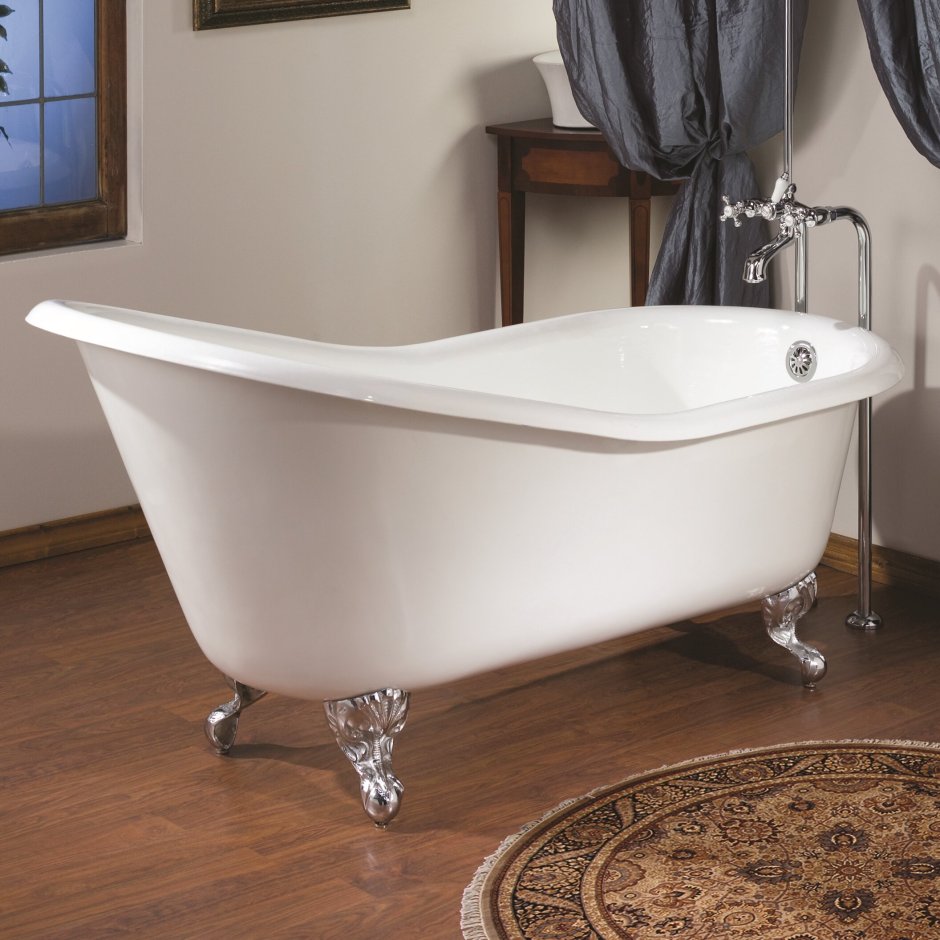 Elegansa чугунная ванна "Schale Chrome" 170[75