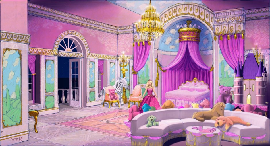 Комната принцессы в замке
