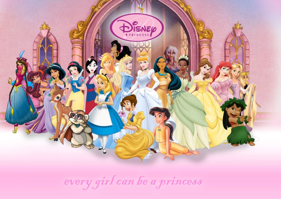 Принцессы Диснея 12 принцесс