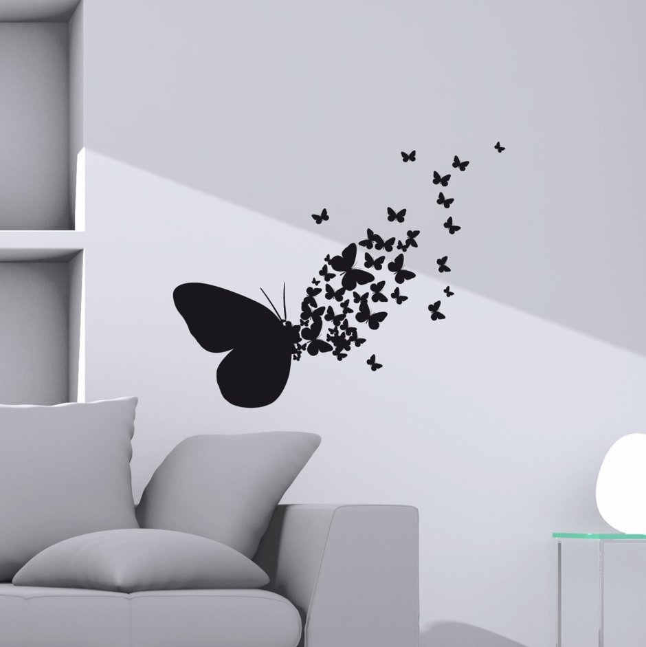 Бабочки наклейки на потолок