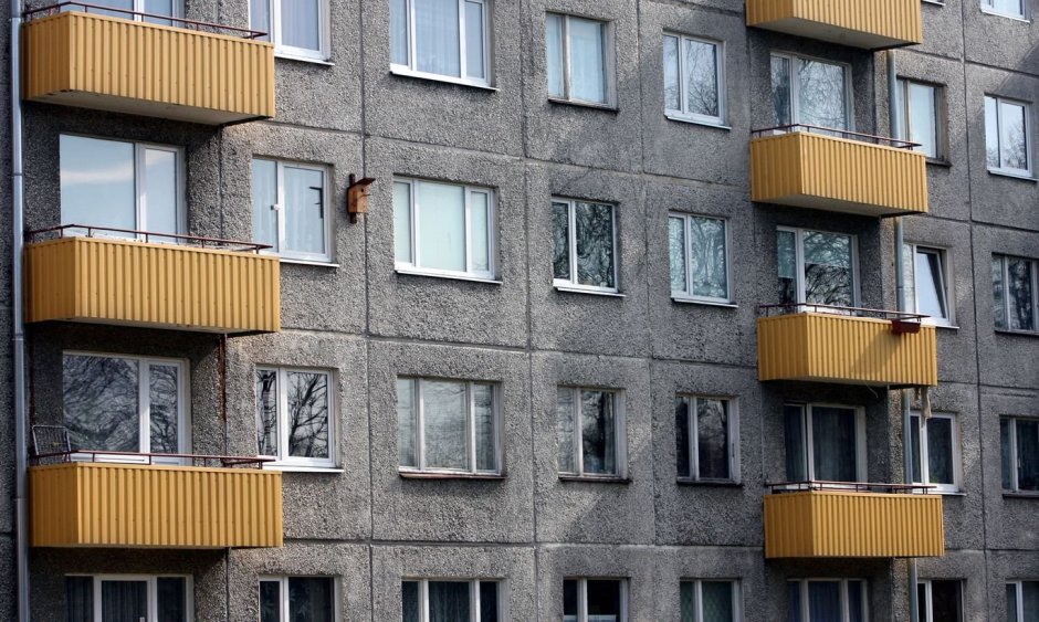 Дом с лоджиями многоэтажный